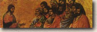 Duccio di Bioninsegna (1255 - kb. 1319), Jzus megjelenik az apostoloknak